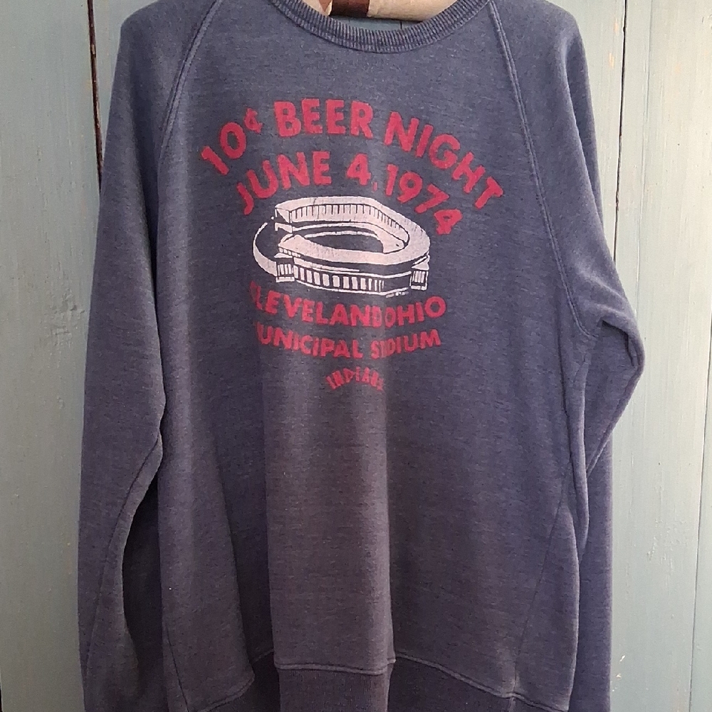 Gray Sweatshirt with Red Graphic Print Cleveland OH